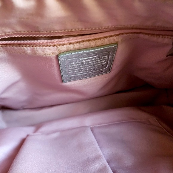 COACH Gallery Signature Hobo Multicolored Striped Shoulder Bag w/ COA, EUC - Picture 9 of 11